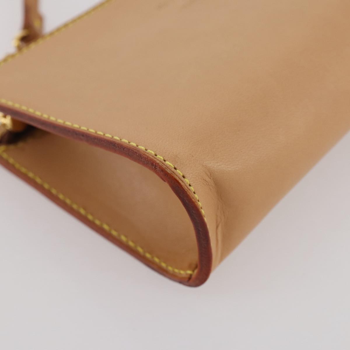 LOUIS VUITTON Nomad Cabas Cruise Pouch Beige LV Auth 205813A