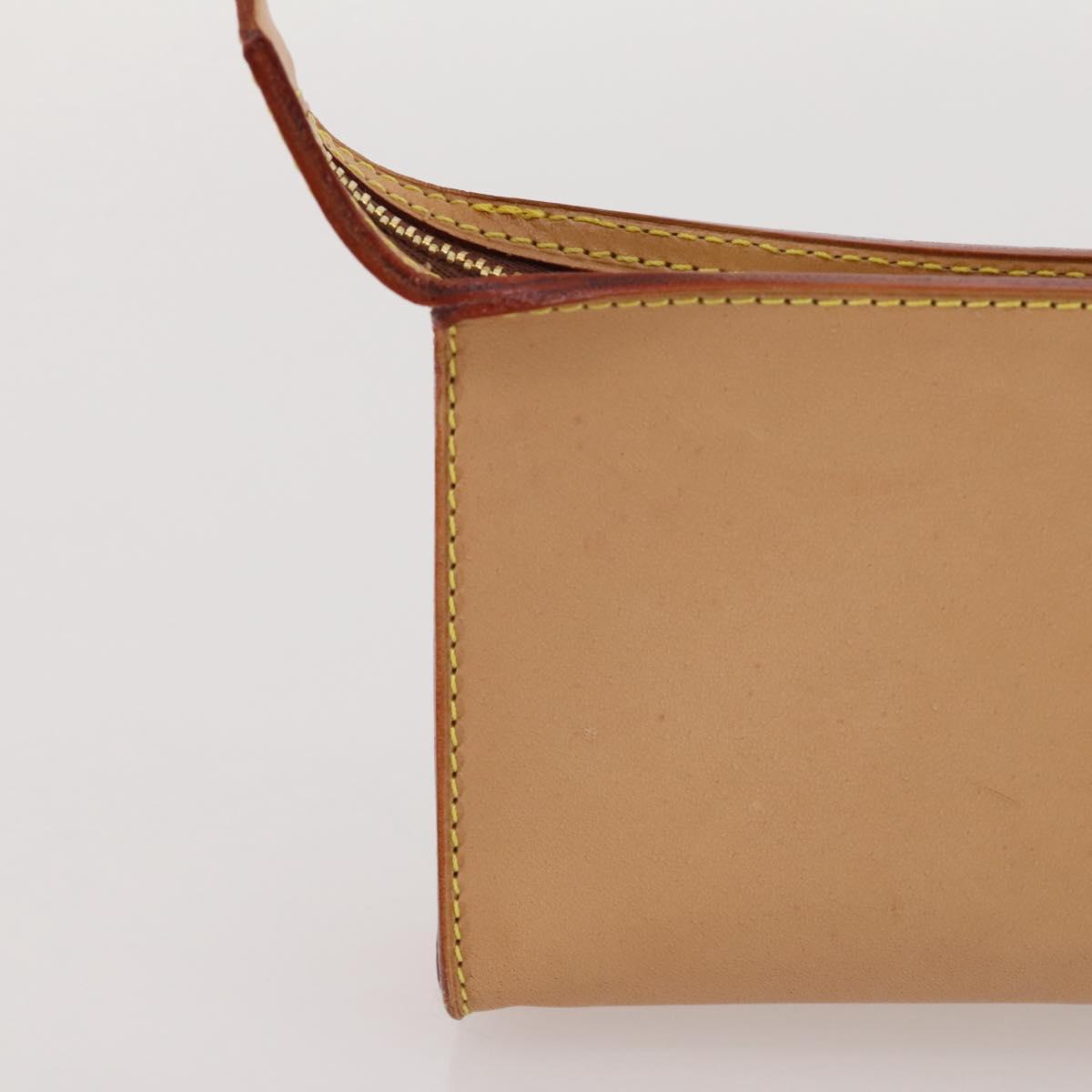 LOUIS VUITTON Nomad Cabas Cruise Pouch Beige LV Auth 205813A