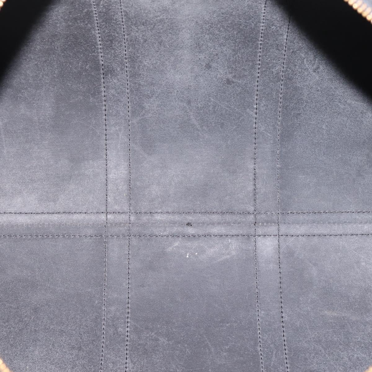 LOUIS VUITTON Epi Keepall 45 Boston Bag Noir M42972 LV Auth 205821A