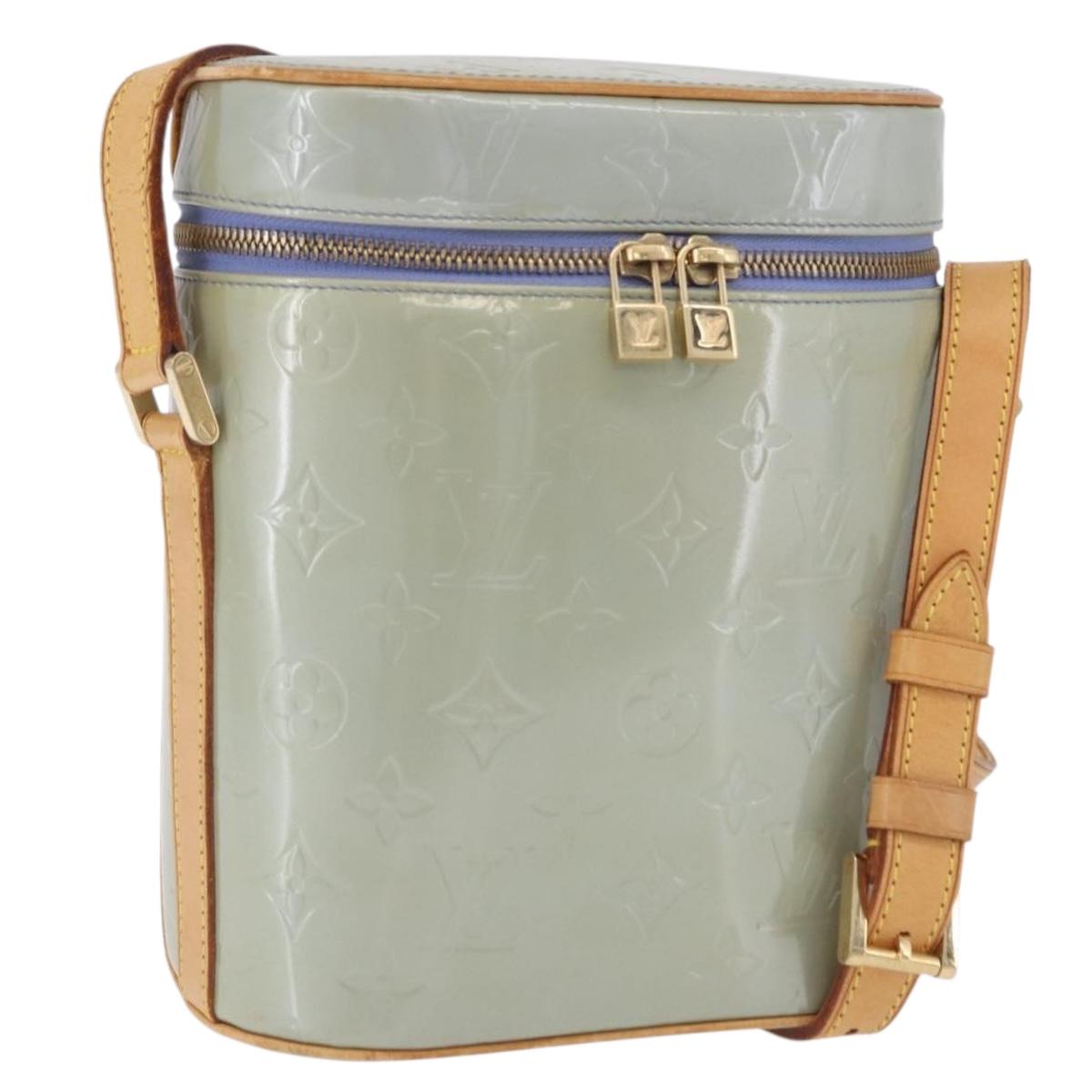 LOUIS VUITTON Monogram Vernis Sullivan Vertical Bag Lavande M91258 Auth 205822