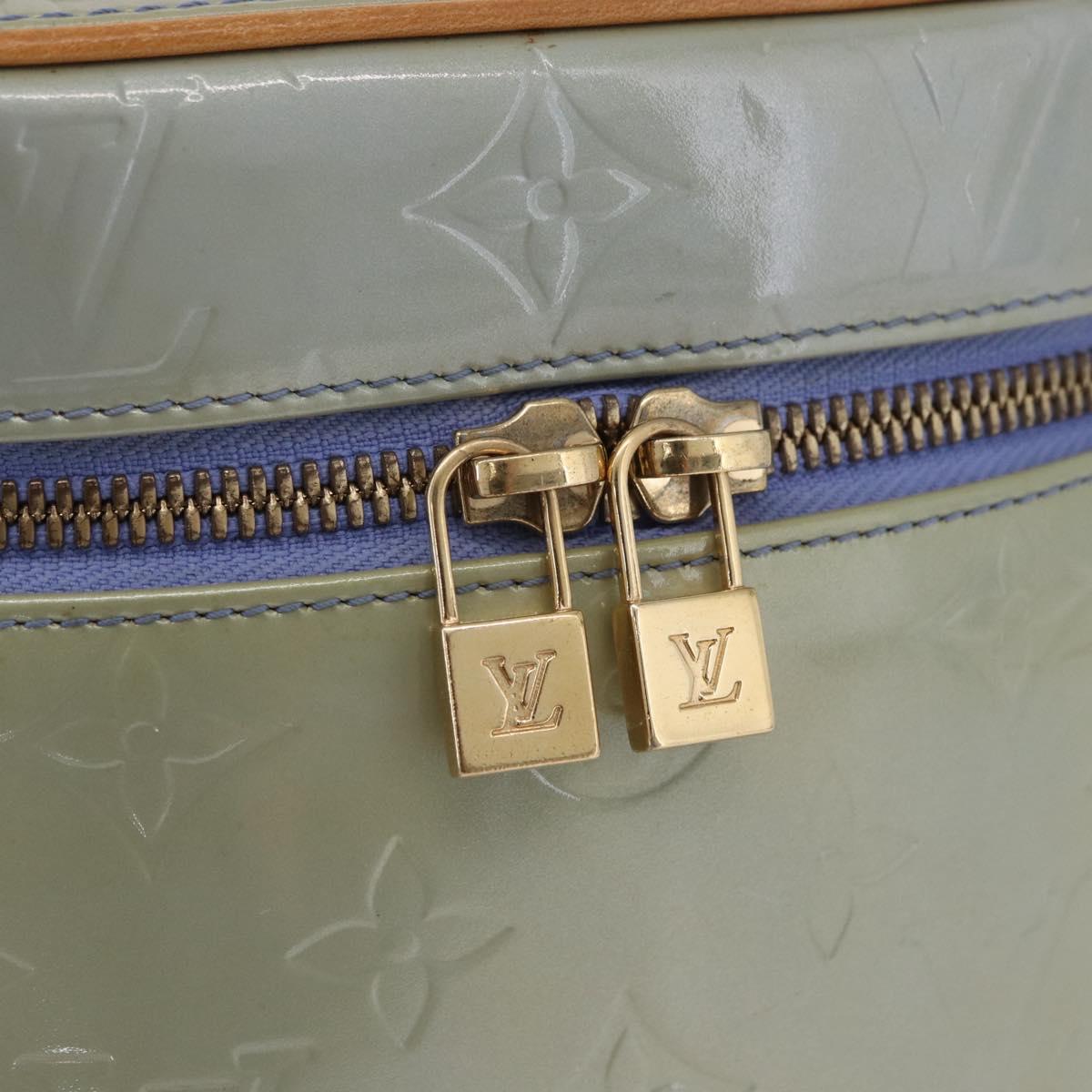 LOUIS VUITTON Monogram Vernis Sullivan Vertical Bag Lavande M91258 Auth 205822