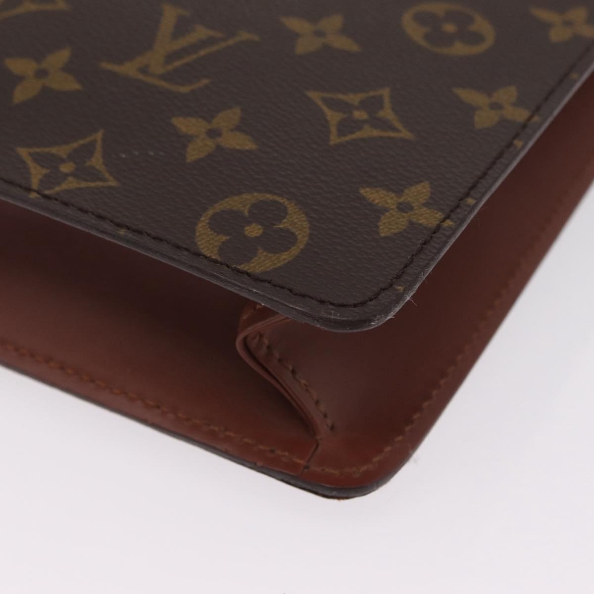 LOUIS VUITTON Monogram Porte Documents Bandouliere Bag M53338 LV Auth 205837A