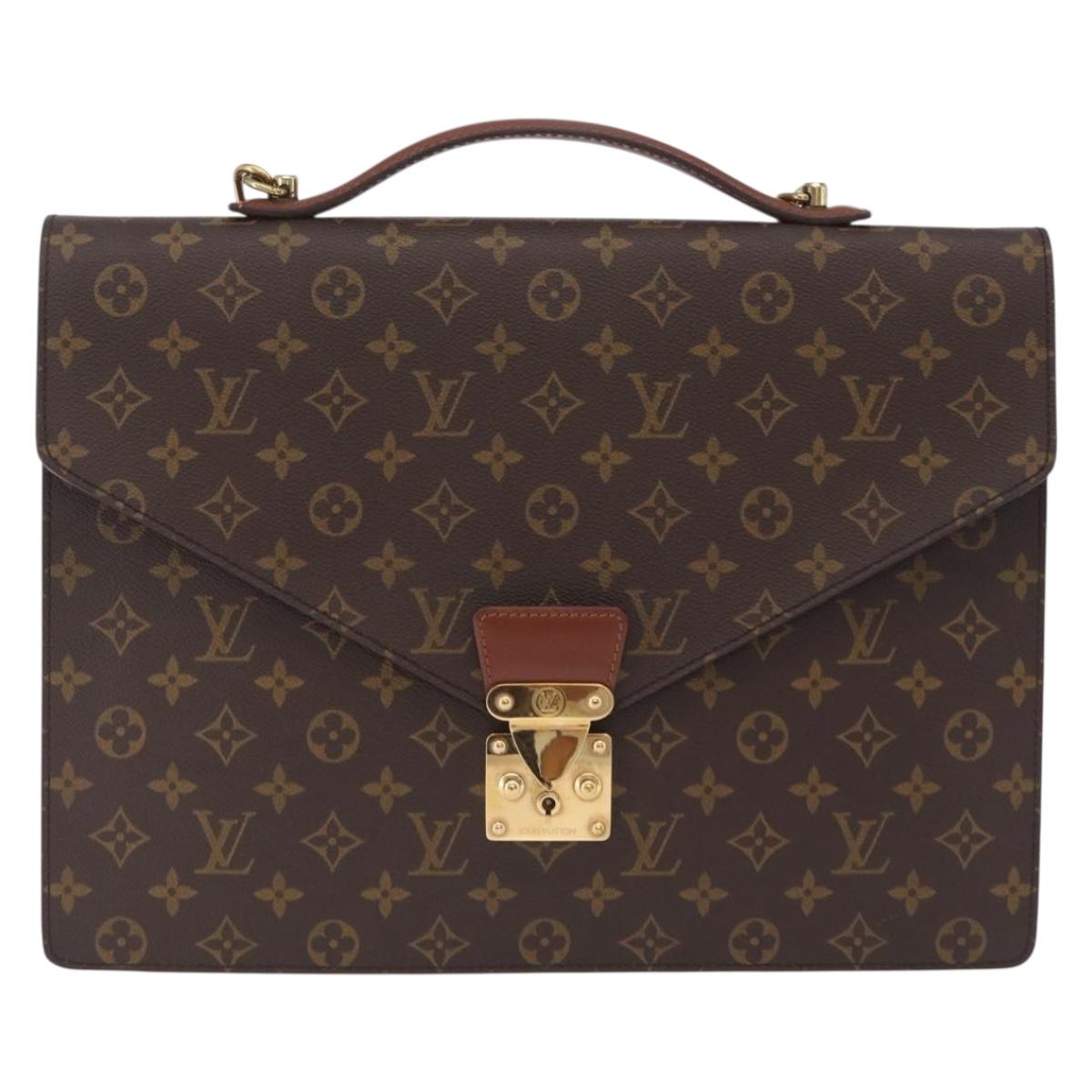 LOUIS VUITTON Monogram Porte Documents Bandouliere Bag M53338 LV Auth 205837A
