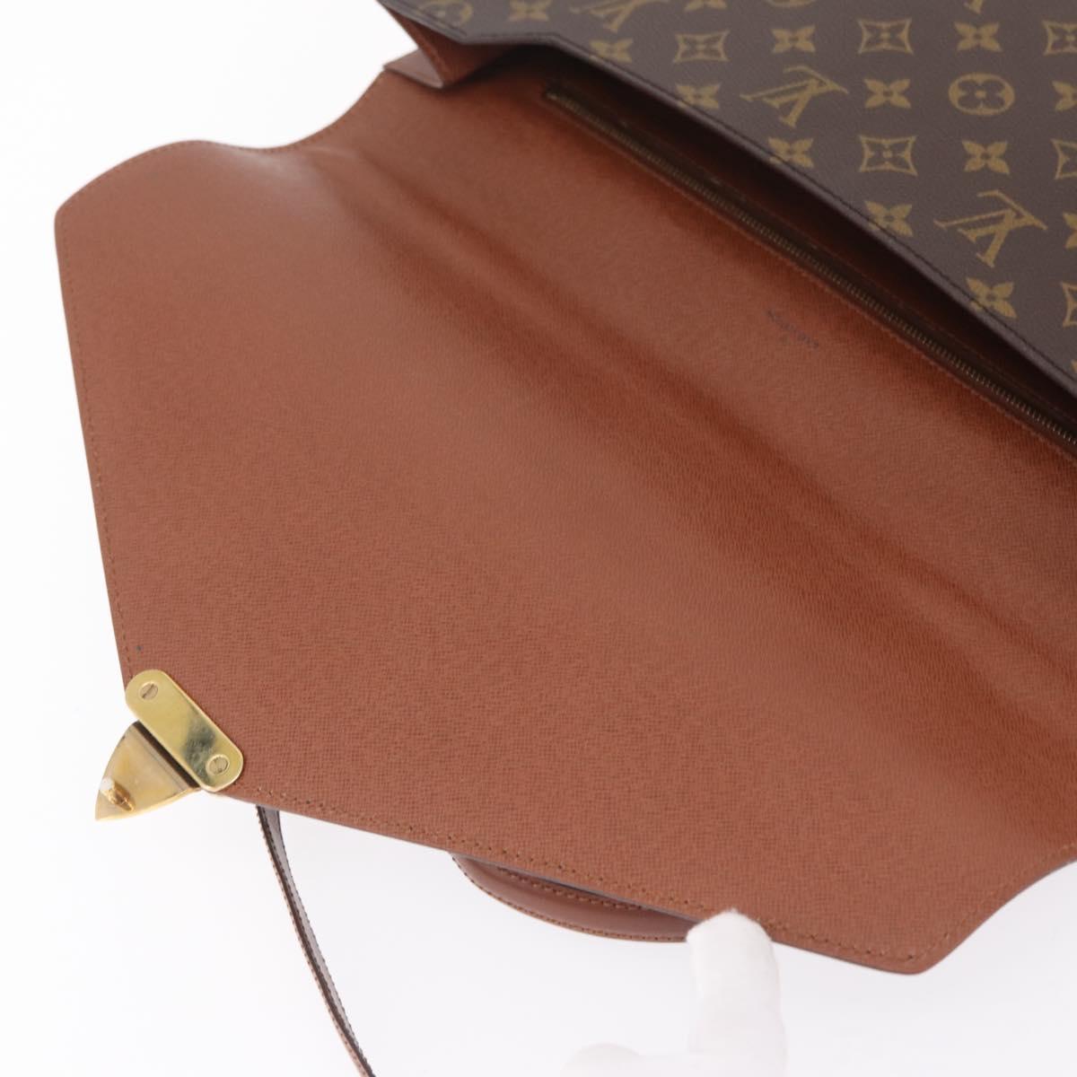 LOUIS VUITTON Monogram Porte Documents Bandouliere Bag M53338 LV Auth 205837A