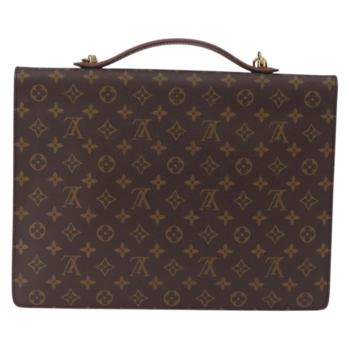 LOUIS VUITTON Monogram Porte Documents Bandouliere Bag M53338 LV Auth 205837A