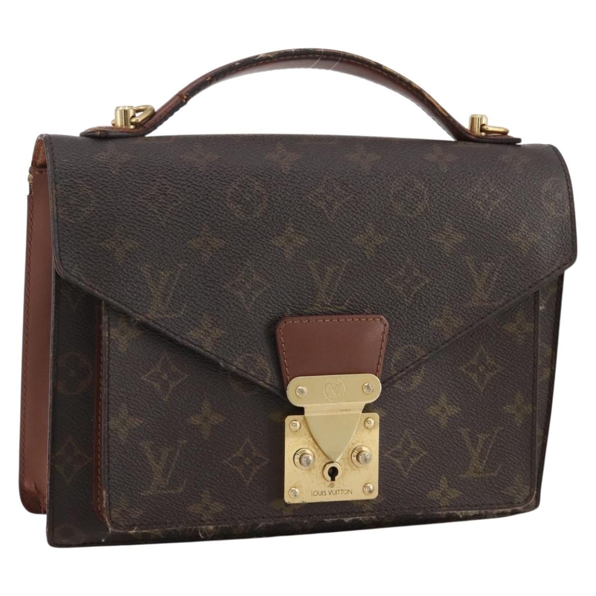 LOUIS VUITTON Monogram Monceau 26 Hand Bag M51187 LV Auth 205840