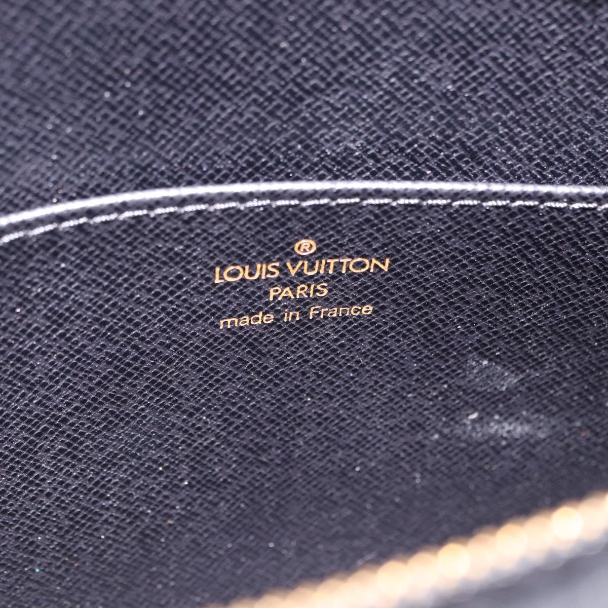 LOUIS VUITTON Epi Pochette Homme Clutch Bag Black M52522 LV Auth 205843A