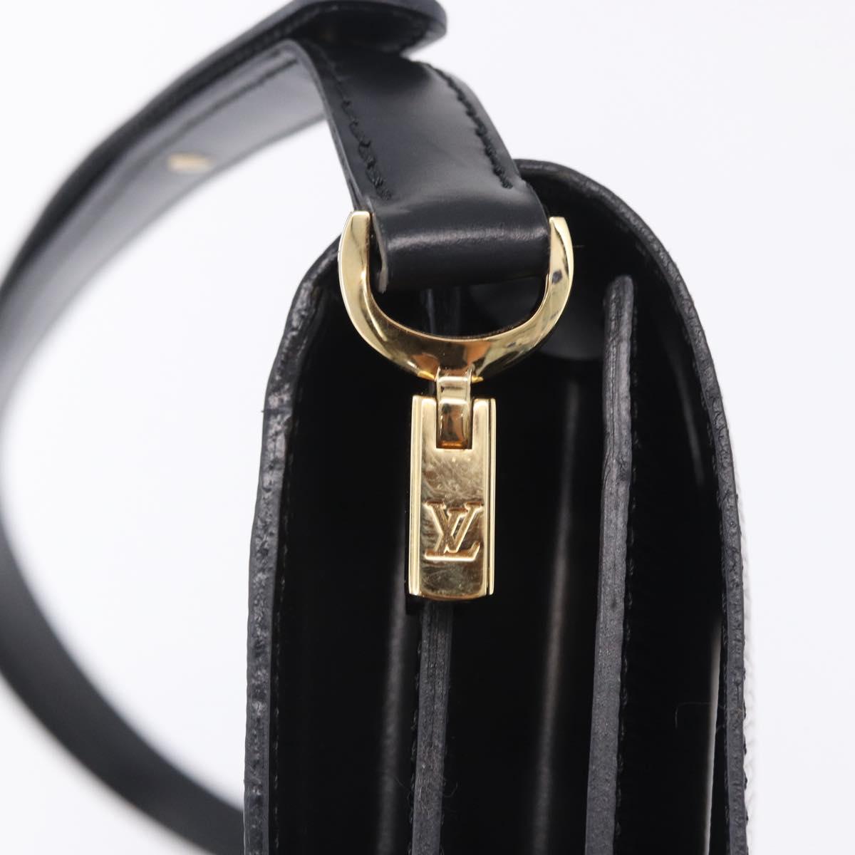 LOUIS VUITTON Epi Free Run Shoulder Bag Black M52402 LV Auth 205844A