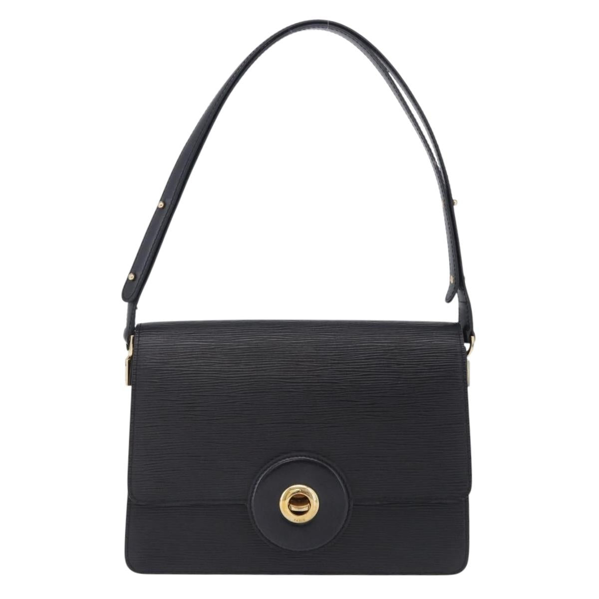 LOUIS VUITTON Epi Free Run Shoulder Bag Black M52402 LV Auth 205844A