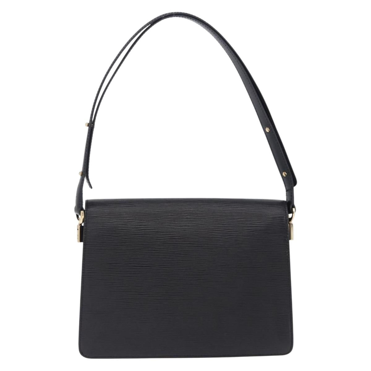 LOUIS VUITTON Epi Free Run Shoulder Bag Black M52402 LV Auth 205844A