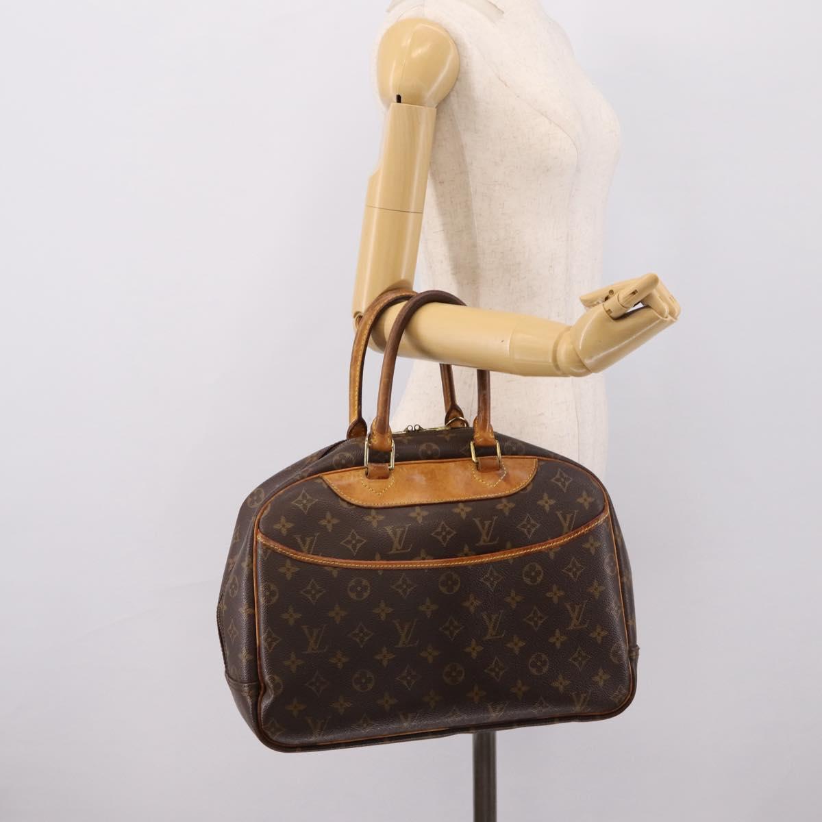 LOUIS VUITTON Monogram Deauville Hand Bag M47270 LV Auth 205849