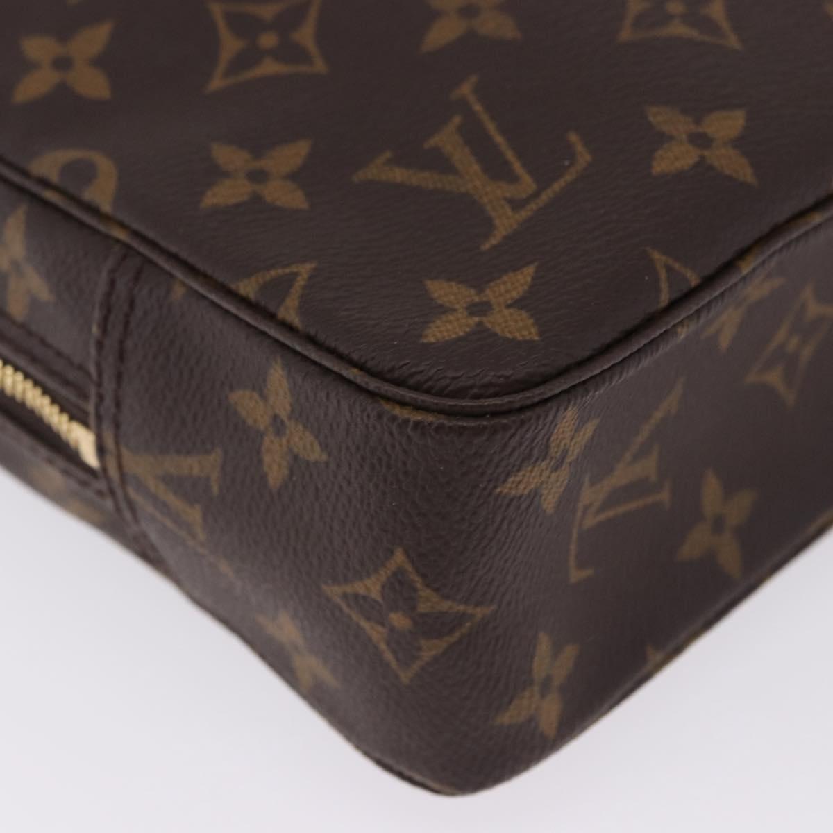 LOUIS VUITTON Monogram Trousse Toilette 23 Clutch Bag M47524 LV Auth 205855