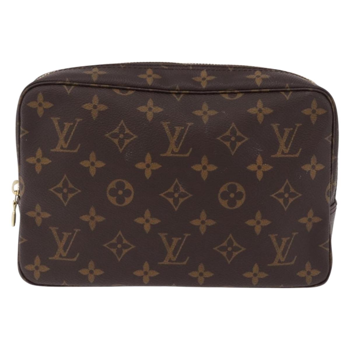LOUIS VUITTON Monogram Trousse Toilette 23 Clutch Bag M47524 LV Auth 205855