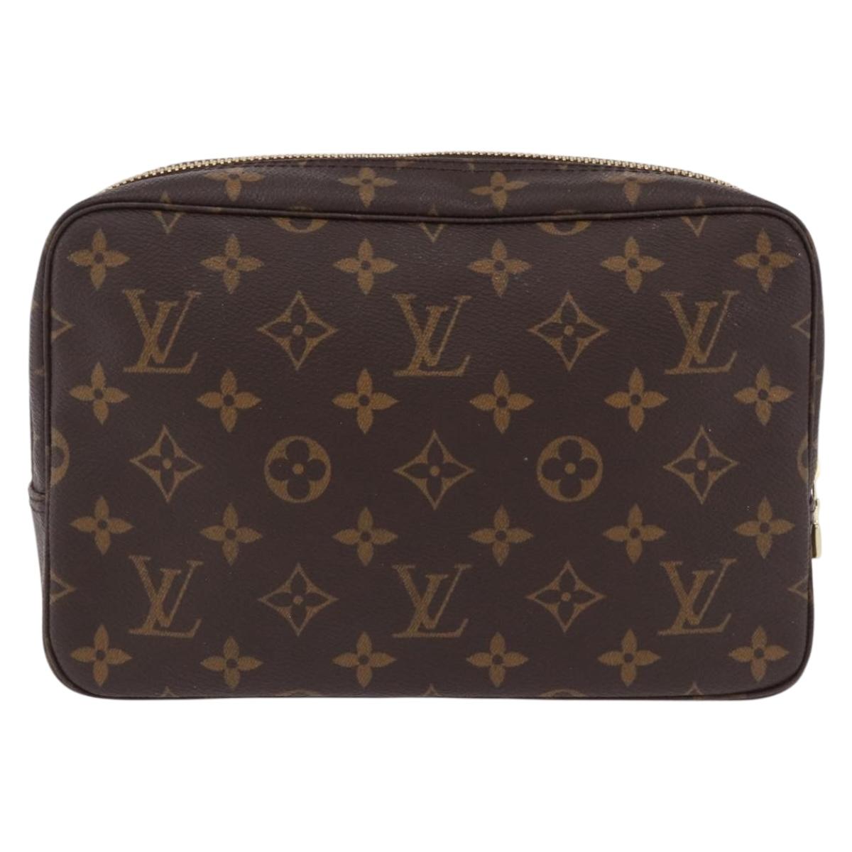 LOUIS VUITTON Monogram Trousse Toilette 23 Clutch Bag M47524 LV Auth 205855