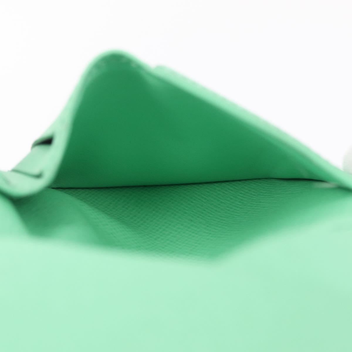 LOUIS VUITTON Organizer Dupoch Card Case Mint Green M27652 LV Auth 205859M