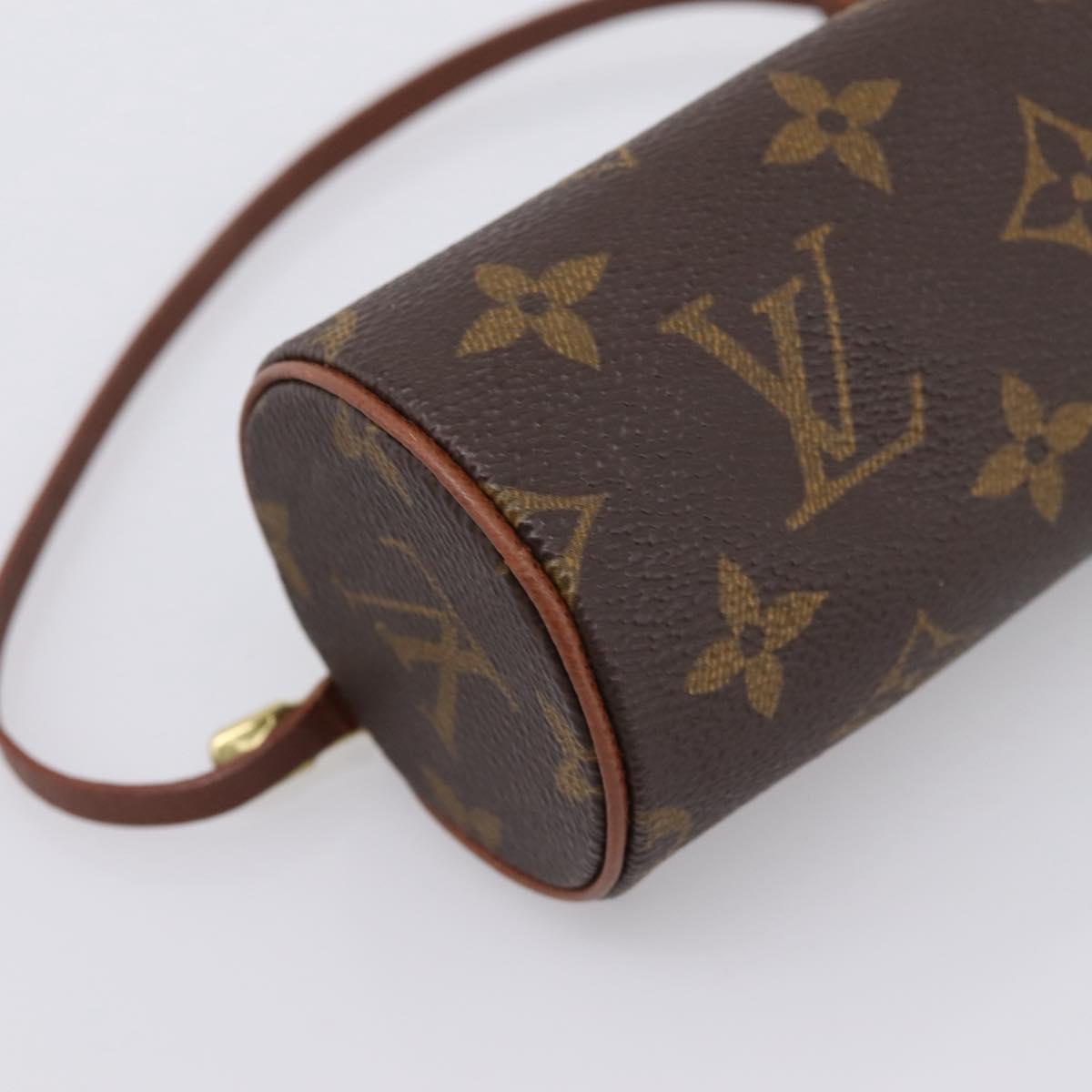LOUIS VUITTON Monogram Papillon Pouch LV Auth 205861V