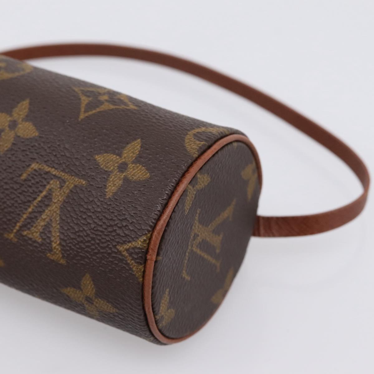 LOUIS VUITTON Monogram Papillon Pouch LV Auth 205861V