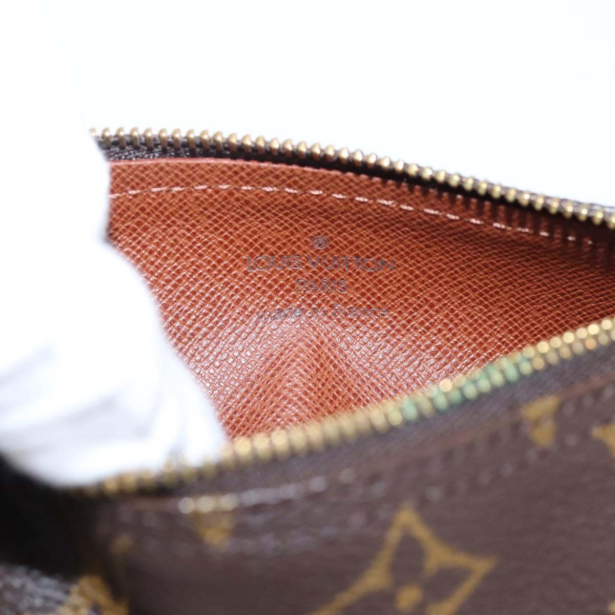LOUIS VUITTON Monogram Papillon Pouch LV Auth 205861V