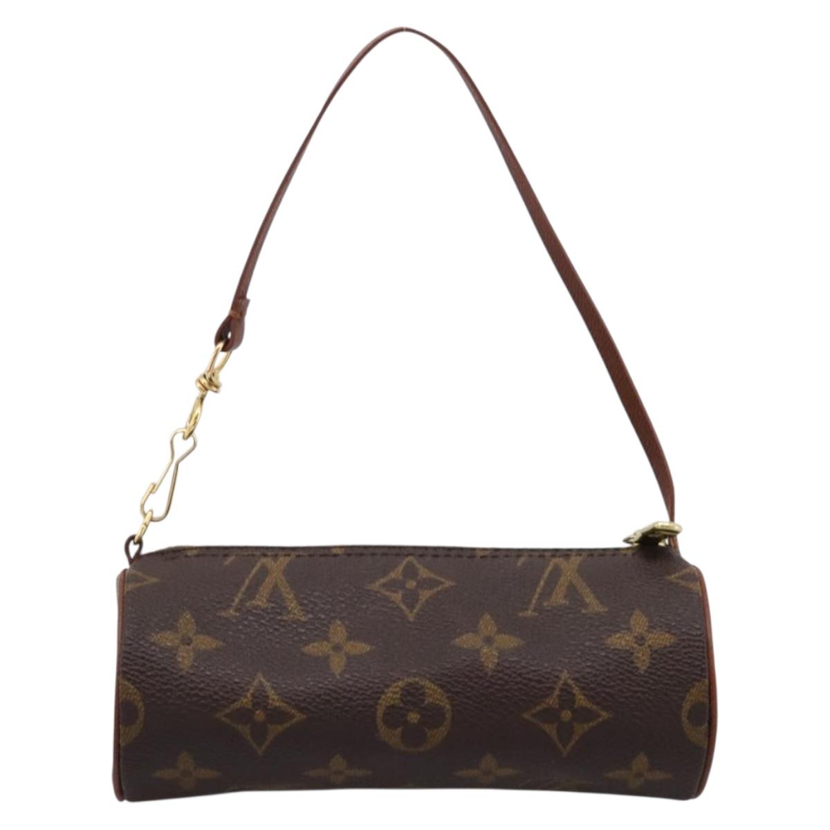 LOUIS VUITTON Monogram Papillon Pouch LV Auth 205861V