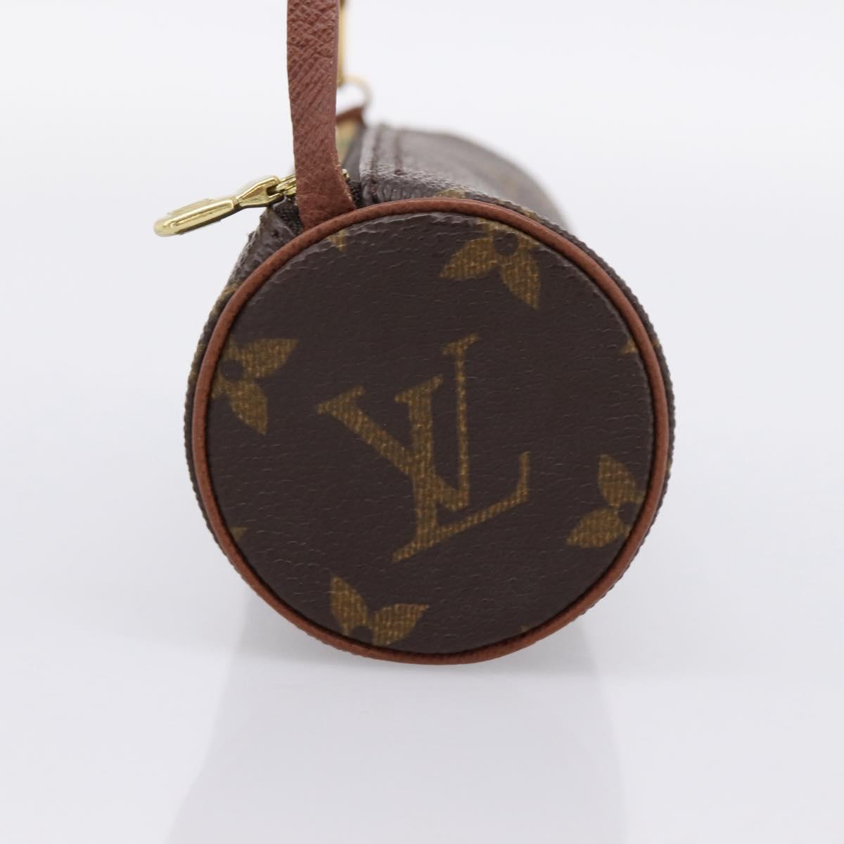LOUIS VUITTON Monogram Papillon Pouch LV Auth 205861V