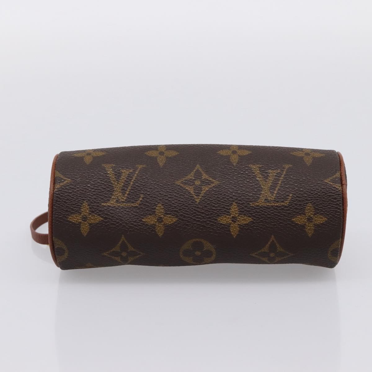 LOUIS VUITTON Monogram Papillon Pouch LV Auth 205861V