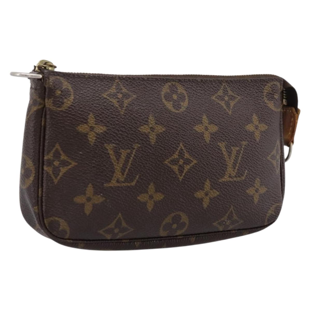 LOUIS VUITTON Monogram Mini Pochette Accessoires Pouch M58009 LV Auth 205864