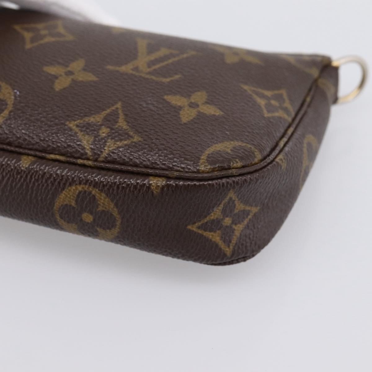 LOUIS VUITTON Monogram Mini Pochette Accessoires Pouch M58009 LV Auth 205864
