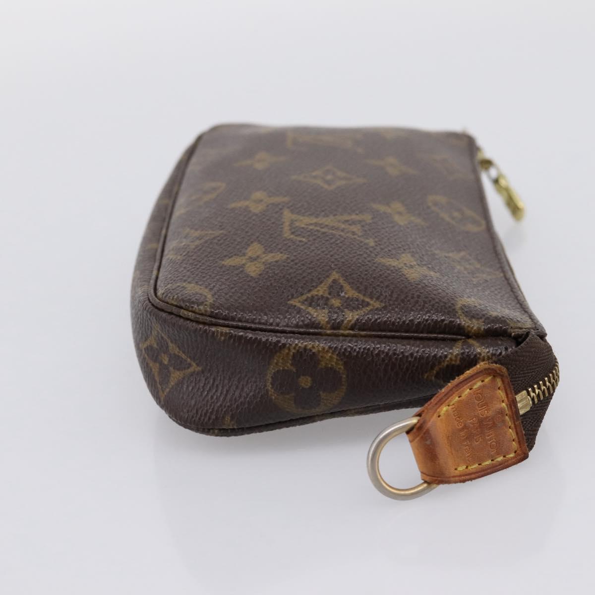 LOUIS VUITTON Monogram Mini Pochette Accessoires Pouch M58009 LV Auth 205864