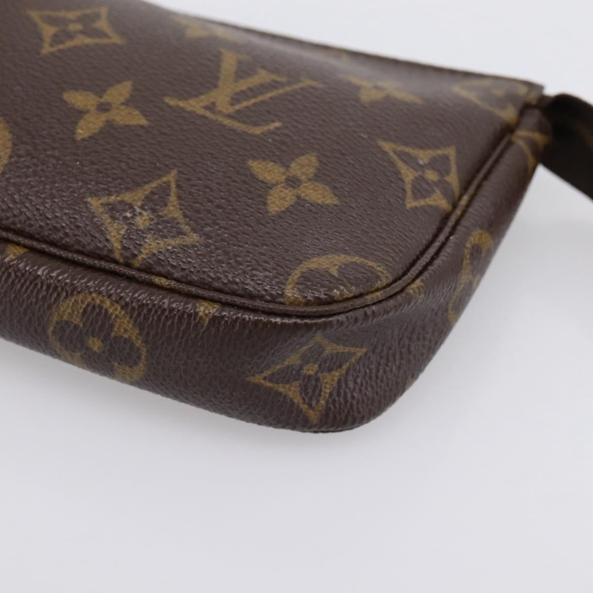 LOUIS VUITTON Monogram Mini Pochette Accessoires Pouch M58009 LV Auth 205864