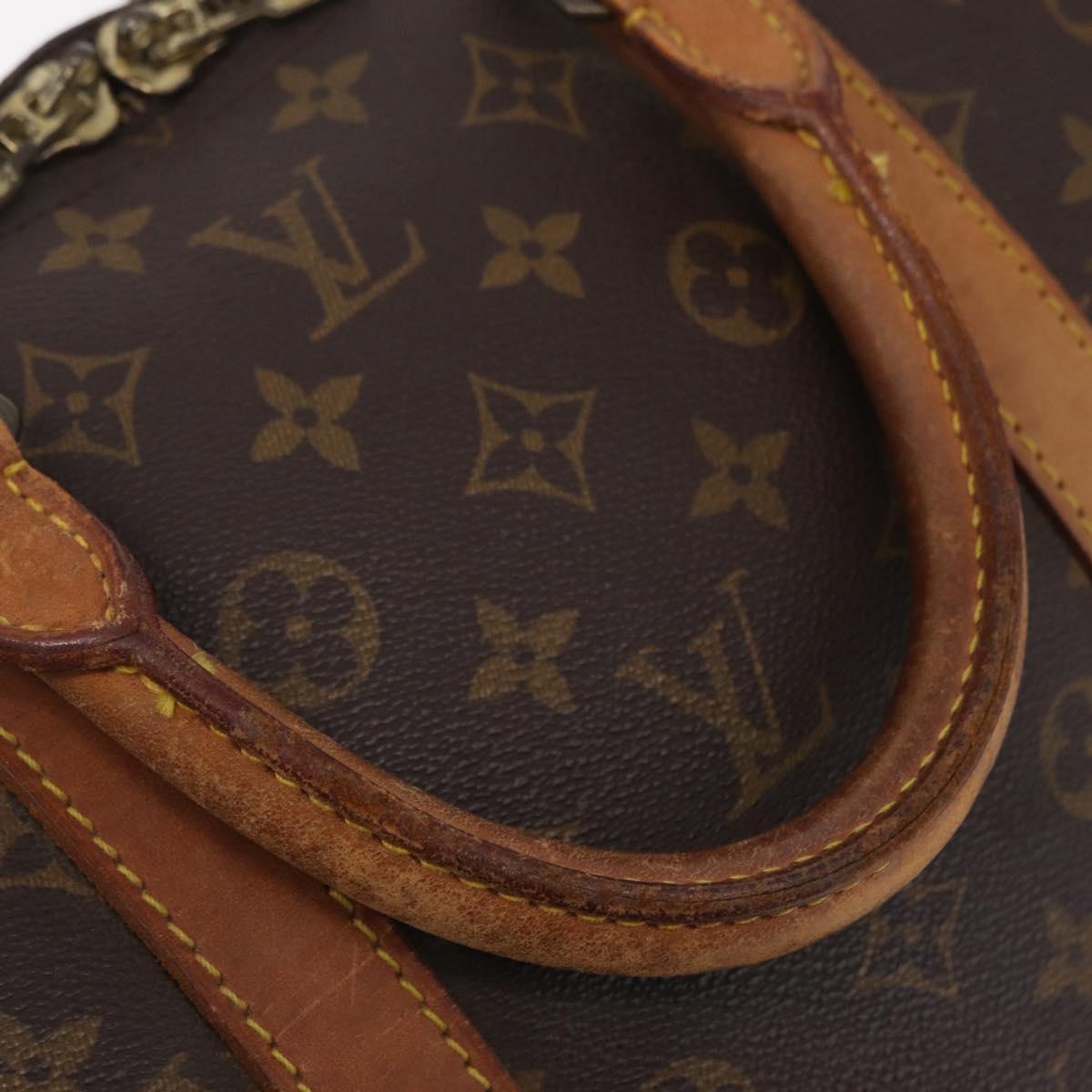 LOUIS VUITTON Monogram Keepall 55 Boston Bag M41424 LV Auth 205870