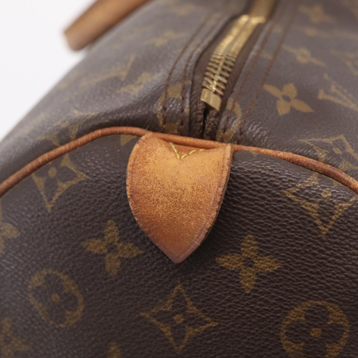 LOUIS VUITTON Monogram Keepall 55 Boston Bag M41424 LV Auth 205870