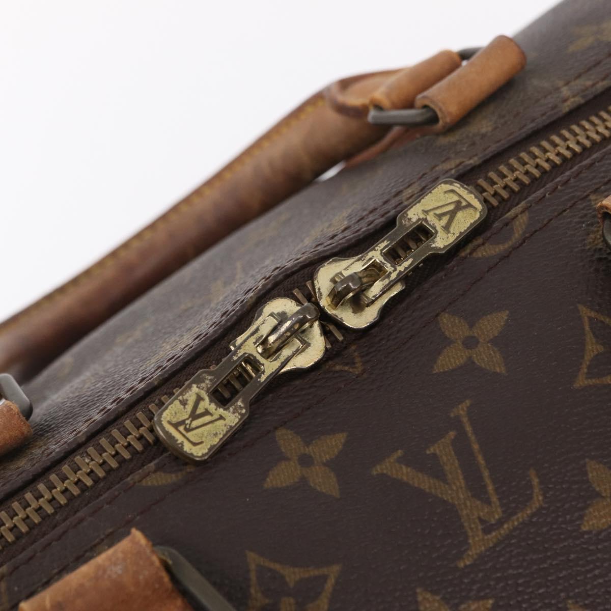 LOUIS VUITTON Monogram Keepall 55 Boston Bag M41424 LV Auth 205870