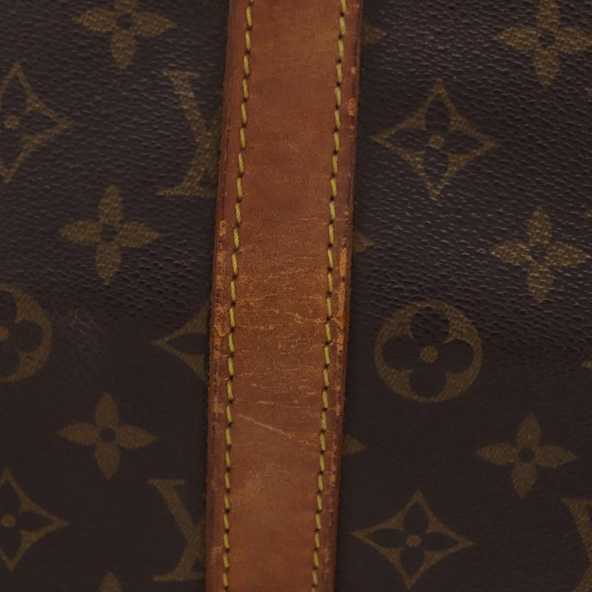LOUIS VUITTON Monogram Keepall 55 Boston Bag M41424 LV Auth 205870