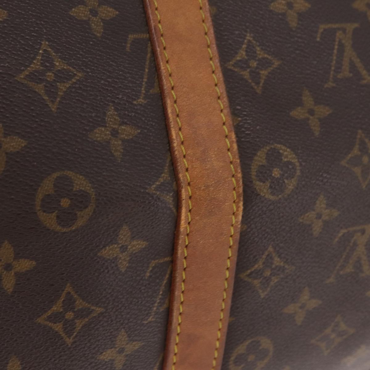 LOUIS VUITTON Monogram Keepall 55 Boston Bag M41424 LV Auth 205870