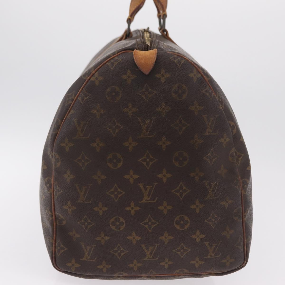 LOUIS VUITTON Monogram Keepall 55 Boston Bag M41424 LV Auth 205870