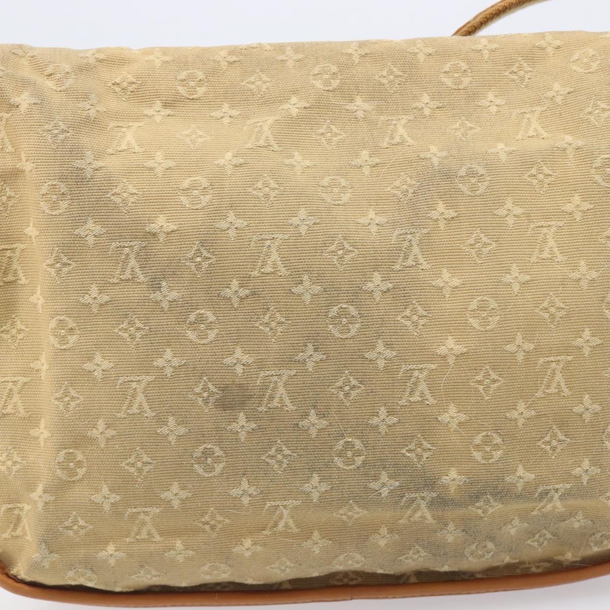 LOUIS VUITTON Monogram Mini Belanger Shoulder Bag Beige M92674 LV Auth 205875