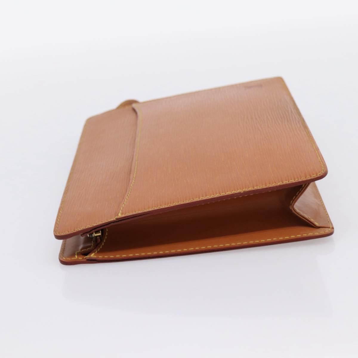 LOUIS VUITTON Epi Pochette Homme Clutch Bag Zipangu Gold M52528 LV Auth 205876A