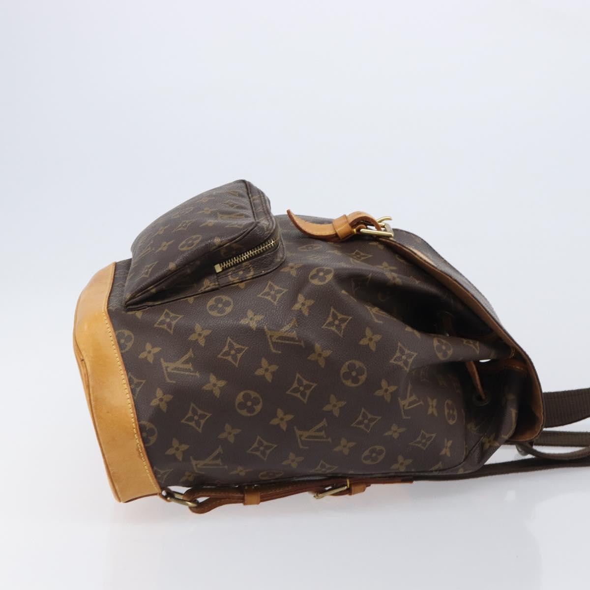 LOUIS VUITTON Monogram Montsouris GM Backpack M51135 LV Auth 205883