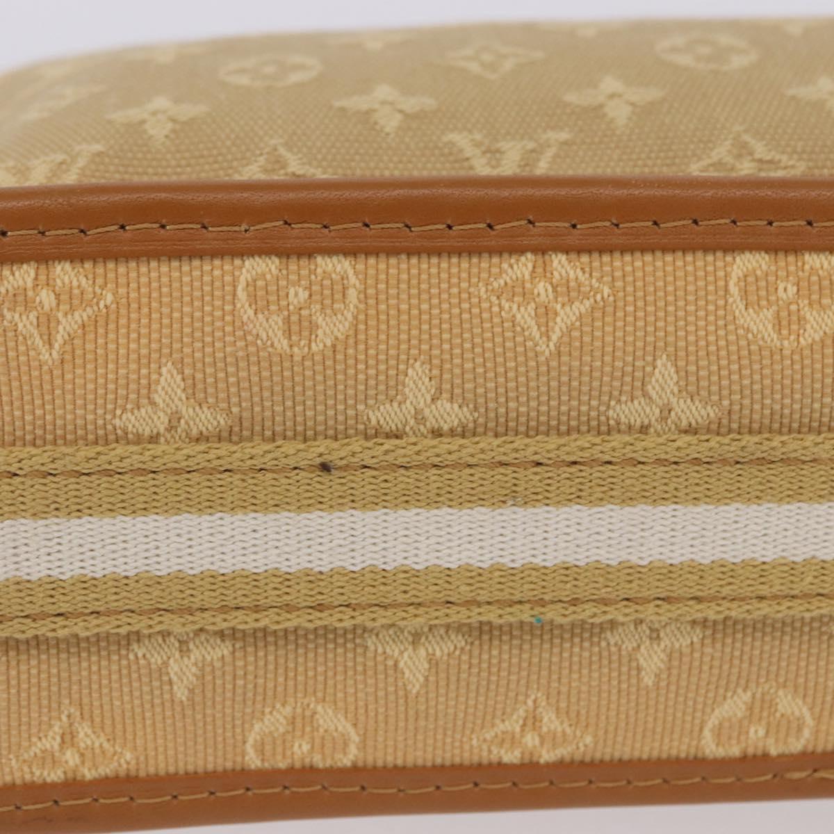 LOUIS VUITTON Monogram Mini Pochette Catrain Bag Beige M92333 LV Auth 205884