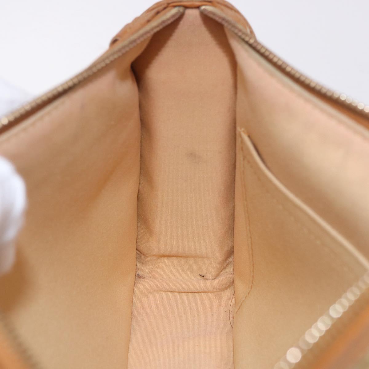 LOUIS VUITTON Monogram Mini Pochette Catrain Bag Beige M92333 LV Auth 205884
