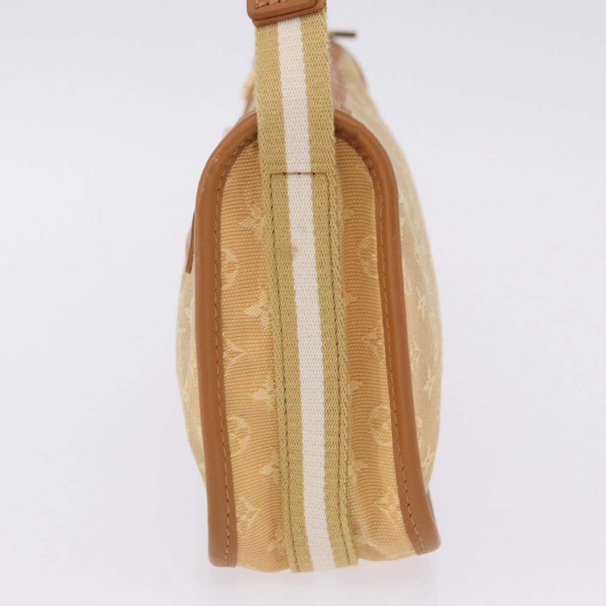 LOUIS VUITTON Monogram Mini Pochette Catrain Bag Beige M92333 LV Auth 205884