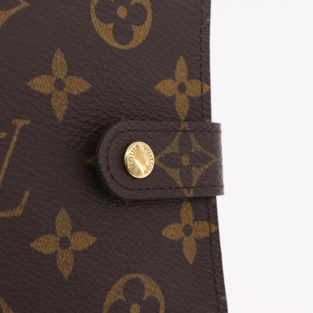 LOUIS VUITTON Monogram Compact zip Wallet M61667 LV Auth 205889V