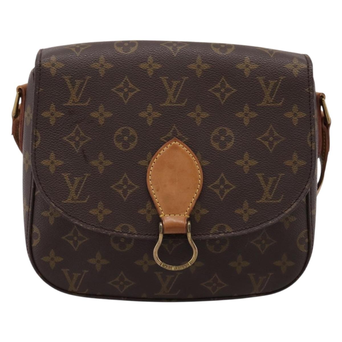 LOUIS VUITTON Monogram Saint Cloud GM Shoulder Bag M51242 LV Auth 205902