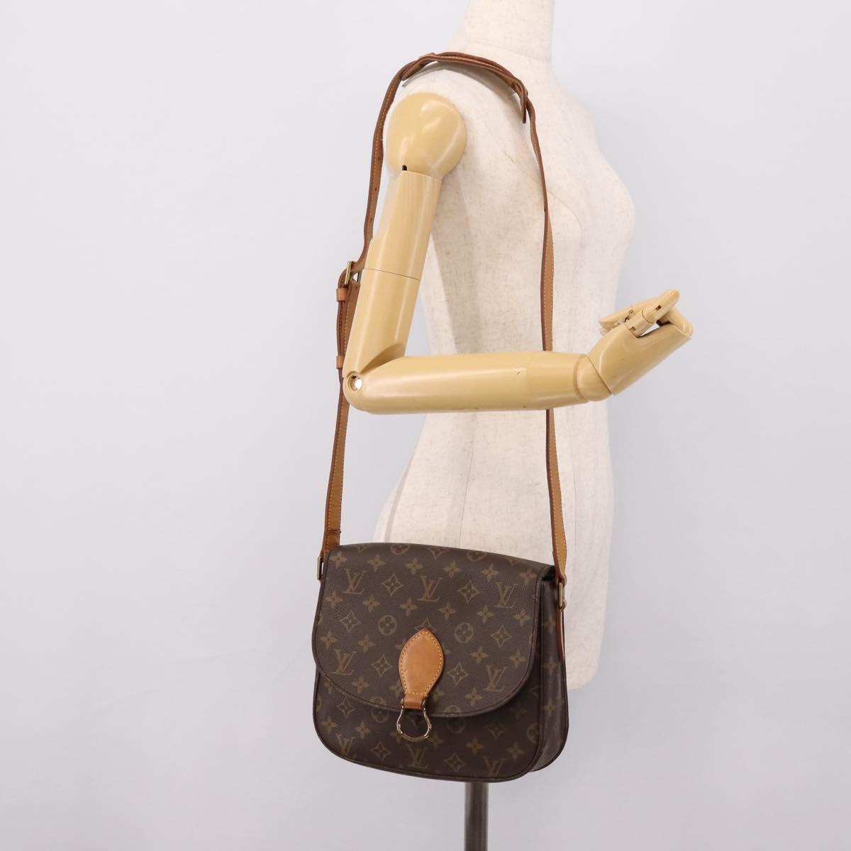 LOUIS VUITTON Monogram Saint Cloud GM Shoulder Bag M51242 LV Auth 205902
