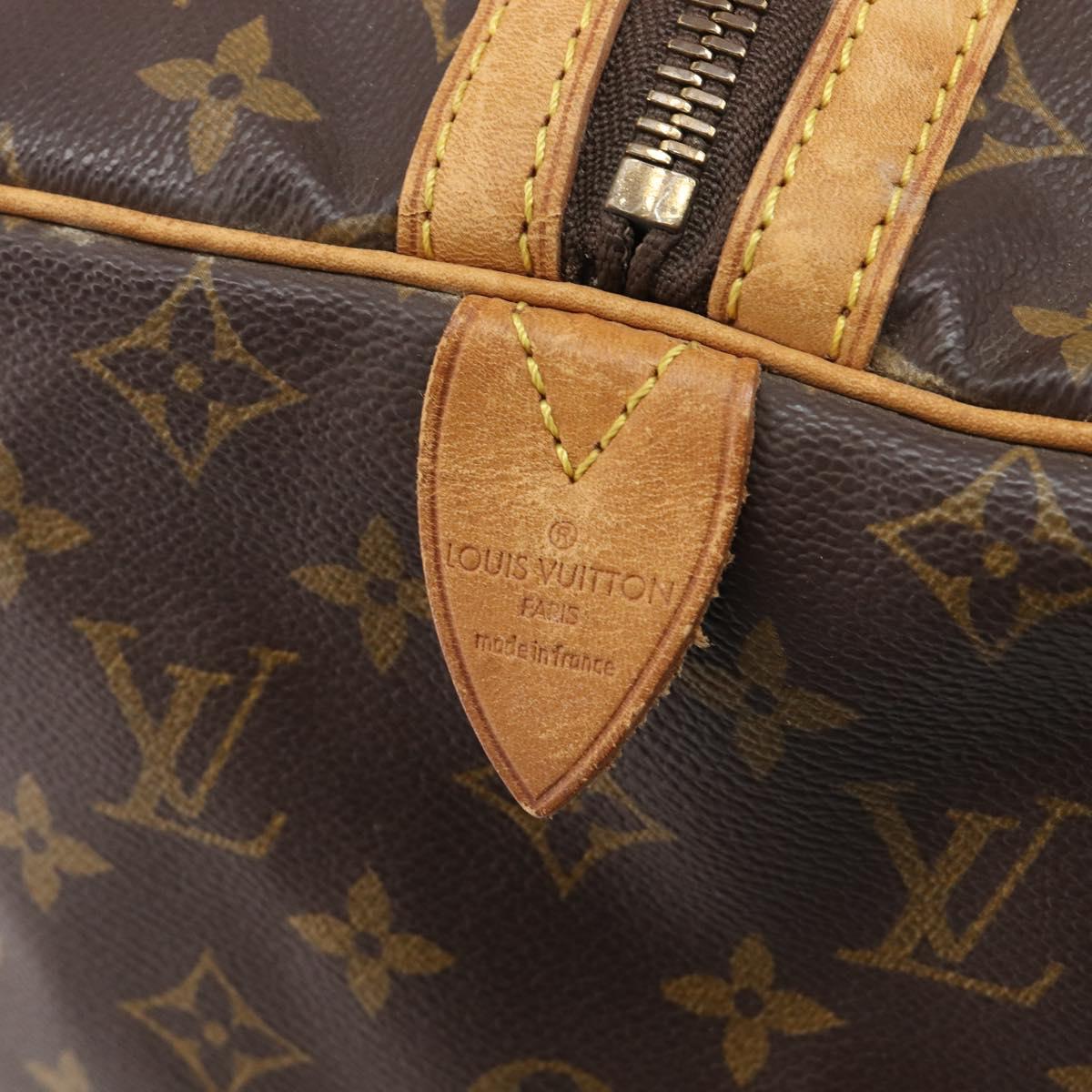LOUIS VUITTON Monogram Sac Souple 45 Boston Bag M41624 LV Auth 205907