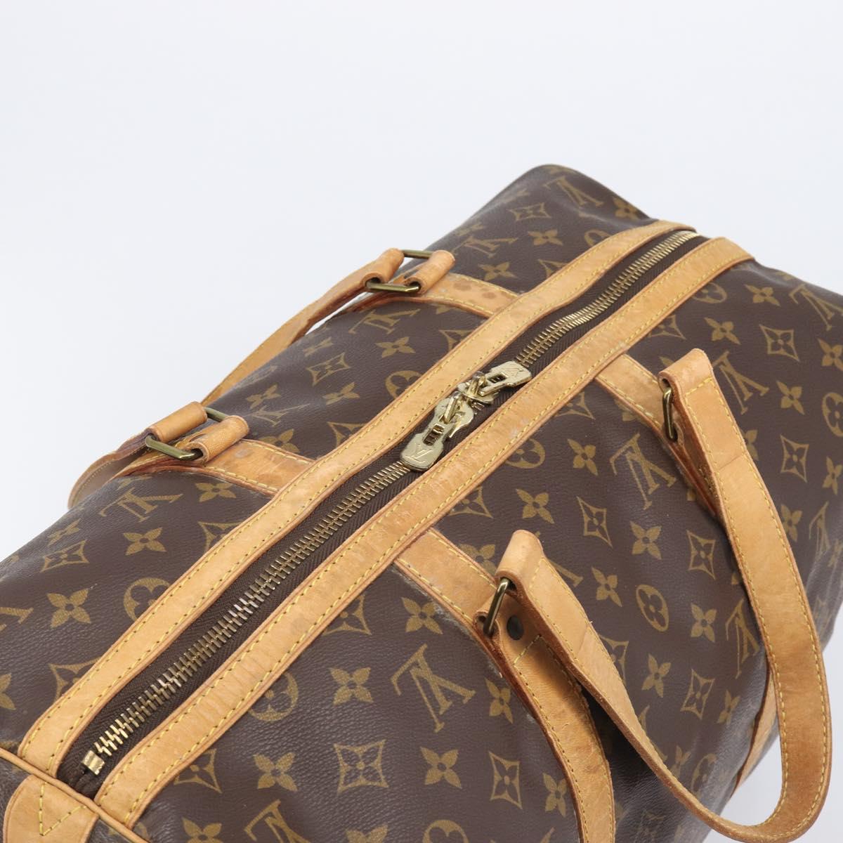 LOUIS VUITTON Monogram Sac Souple 45 Boston Bag M41624 LV Auth 205907