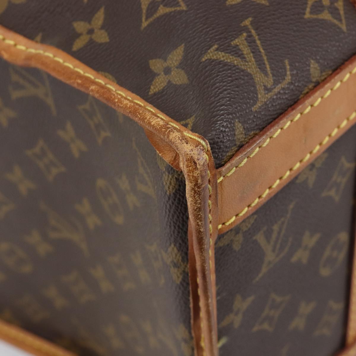 LOUIS VUITTON Monogram Sac Chasseur 40 Pet Carry M41924 LV Auth 205908