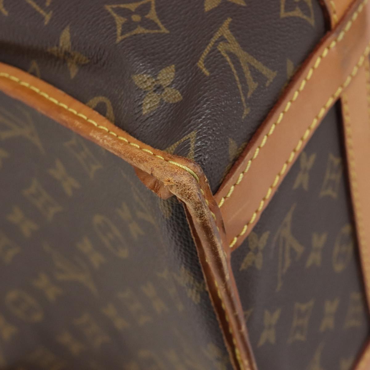 LOUIS VUITTON Monogram Sac Chasseur 40 Pet Carry M41924 LV Auth 205908