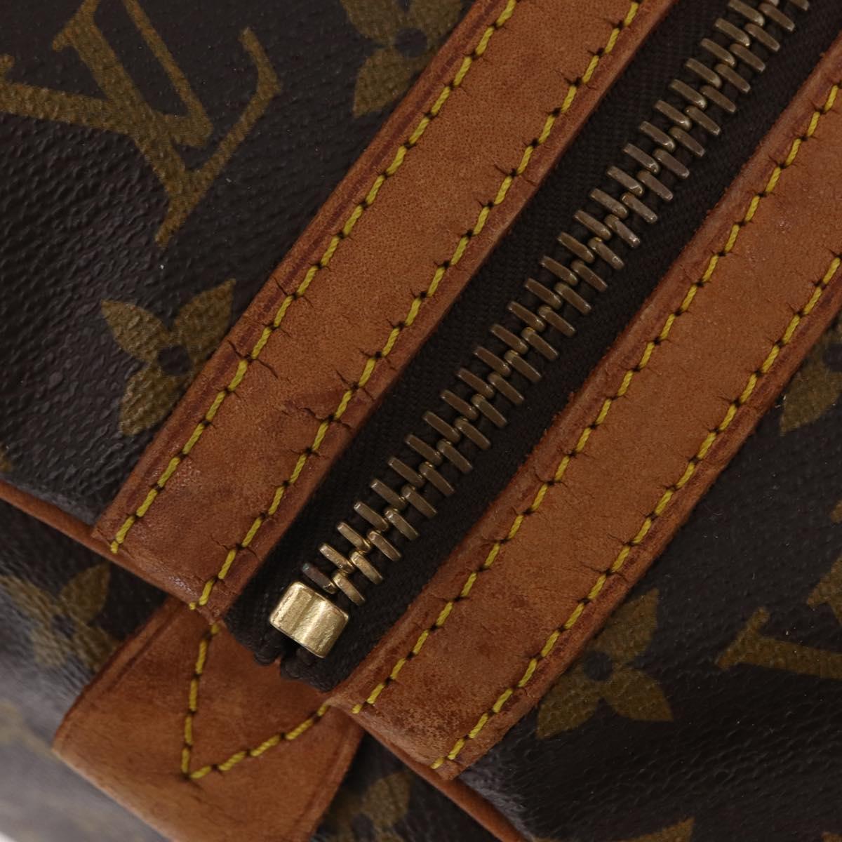 LOUIS VUITTON Monogram Sac Souple 55 Boston Bag M41622 LV Auth 205911