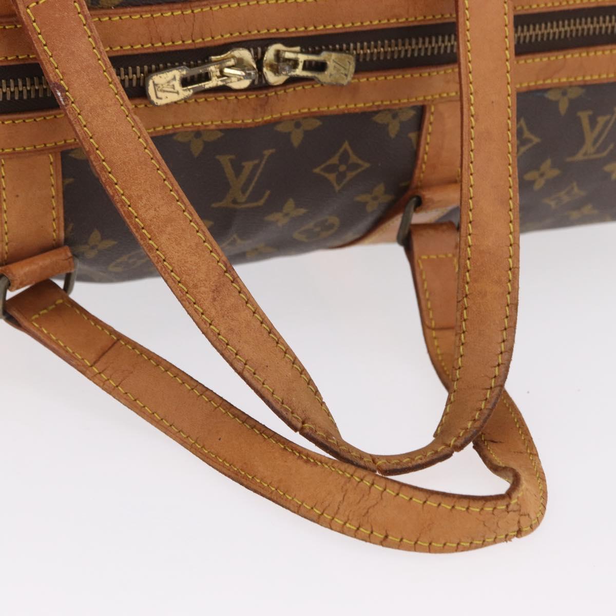 LOUIS VUITTON Monogram Sac Souple 55 Boston Bag M41622 LV Auth 205911